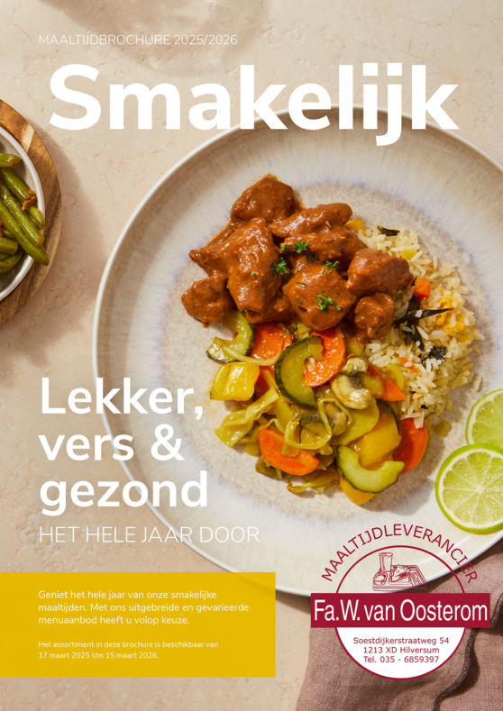 Maaltijde Brochure Lekker vers en gezond